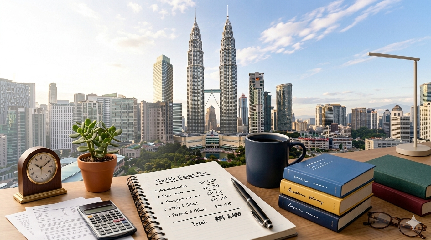 الميزانية الشهرية لطلاب اللغة الإنجليزية في KLCC – دليل تكلفة المعيشة 2026